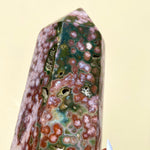 Load image into Gallery viewer, Ocean Jasper Tower - Ruby's Minerals