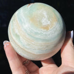 Load image into Gallery viewer, Caribbean Calcite Sphere - Ruby's Minerals