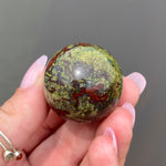 Load image into Gallery viewer, Dragon Bloodstone Sphere