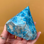 Load image into Gallery viewer, Blue Apatite Rough Point