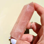 Load image into Gallery viewer, Rose Quartz Point - Ruby's Minerals