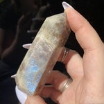 Load image into Gallery viewer, Peristerite Moonstone Point - Ruby's Minerals