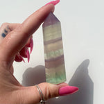 Load image into Gallery viewer, Lavender Fluorite Point