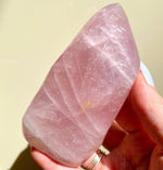 Load image into Gallery viewer, Rose Quartz Flame - Ruby's Minerals