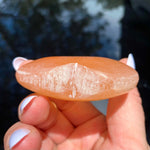 Load image into Gallery viewer, Peach Selenite Heart - Ruby's Minerals