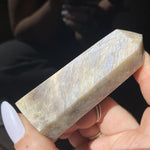 Load image into Gallery viewer, Peristerite Moonstone Point - Ruby's Minerals