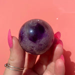 Load image into Gallery viewer, Chevron Amethyst Sphere