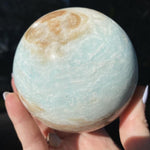 Load image into Gallery viewer, Caribbean Calcite Sphere - Ruby's Minerals