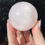 Load image into Gallery viewer, Mangano Calcite Sphere - Ruby's Minerals
