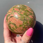 Load image into Gallery viewer, Unakite Sphere