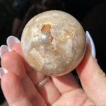 Load image into Gallery viewer, Flower Agate Sphere - Ruby's Minerals