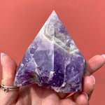 Load image into Gallery viewer, Chevron Amethyst Rough Point