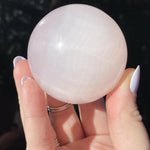 Load image into Gallery viewer, Mangano Calcite Sphere - Ruby's Minerals
