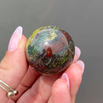 Load image into Gallery viewer, Dragon Bloodstone Sphere