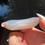 Load image into Gallery viewer, Agate Druzy Moon - Ruby's Minerals