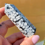 Load image into Gallery viewer, Snowflake Obsidian Point