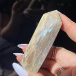 Load image into Gallery viewer, Peristerite Moonstone Point - Ruby's Minerals