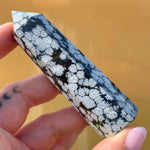 Load image into Gallery viewer, Snowflake Obsidian Point