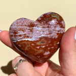 Load image into Gallery viewer, Ocean Jasper Heart - Ruby's Minerals