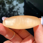 Load image into Gallery viewer, Peach Selenite Heart - Ruby's Minerals