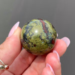 Load image into Gallery viewer, Dragon Bloodstone Sphere