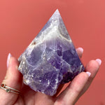 Load image into Gallery viewer, Chevron Amethyst Rough Point