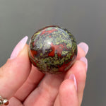 Load image into Gallery viewer, Dragon Bloodstone Sphere