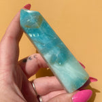 Load image into Gallery viewer, Blue Aragonite Point