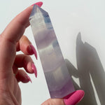 Load image into Gallery viewer, Lavender Fluorite Point