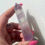 Load image into Gallery viewer, Lavender Fluorite Point