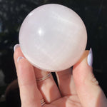 Load image into Gallery viewer, Mangano Calcite Sphere - Ruby's Minerals