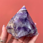 Load image into Gallery viewer, Chevron Amethyst Rough Point
