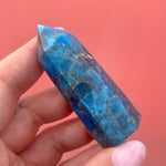 Load image into Gallery viewer, Blue Apatite Point