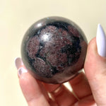 Load image into Gallery viewer, Eudialyte in Arfvedsonite Sphere - Ruby's Minerals