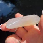 Load image into Gallery viewer, Agate Druzy Moon - Ruby's Minerals