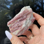 Load image into Gallery viewer, Pink Tourmalinated Quartz - Ruby's Minerals