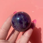 Load image into Gallery viewer, Chevron Amethyst Sphere