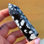 Load image into Gallery viewer, Snowflake Obsidian Point