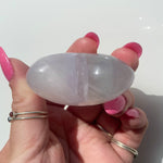Load image into Gallery viewer, Lavender Fluorite Heart
