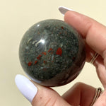 Load image into Gallery viewer, Bloodstone Sphere - Ruby's Minerals