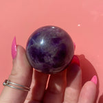 Load image into Gallery viewer, Chevron Amethyst Sphere