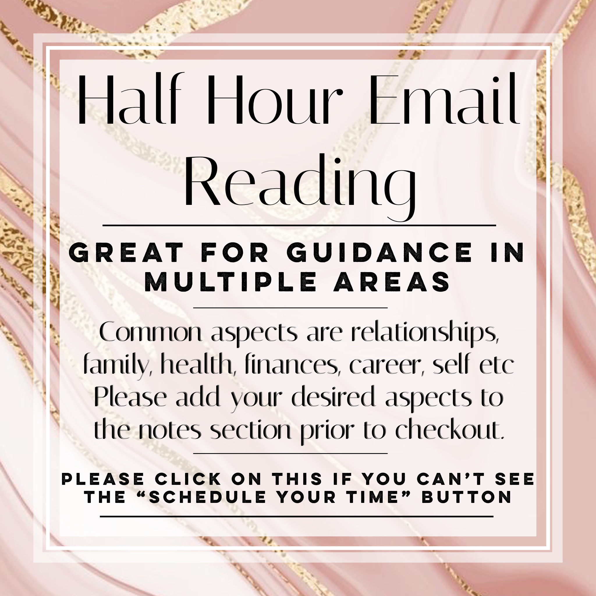 Half Hour Psychic Reading- Email