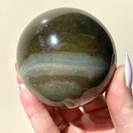 Load image into Gallery viewer, Polychrome Jasper Sphere - Ruby's Minerals