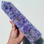 Load image into Gallery viewer, Chevron Amethyst Tower