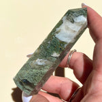 Load image into Gallery viewer, Moss Agate Point - Ruby's Minerals