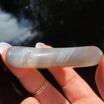 Load image into Gallery viewer, Agate Druzy Moon - Ruby's Minerals