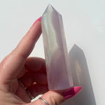Load image into Gallery viewer, Lavender Fluorite Point