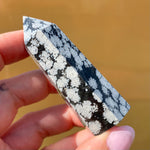 Load image into Gallery viewer, Snowflake Obsidian Point