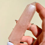 Load image into Gallery viewer, Rose Quartz Point - Ruby's Minerals