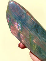 Load and play video in Gallery viewer, Purple Flash Labradorite Freeform
